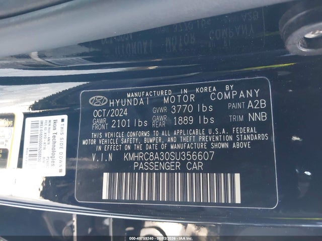 Hyundai Venue Sel 2025 KMHRC8A30SU356607 Image 9