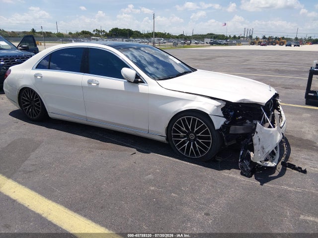 2020 Mercedes-benz S 560 მანქანა იყიდება აუქციონზე, vin: W1KUG8DB1LA568155, აუქციონის ნომერი: 45759320