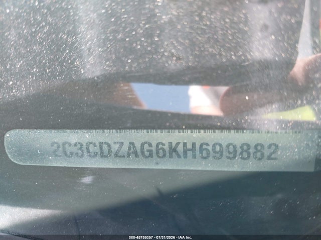 45759357 :رقم المزاد ، 2C3CDZAG6KH699882 vin ، 2019 Dodge Challenger Sxt مزاد بيع