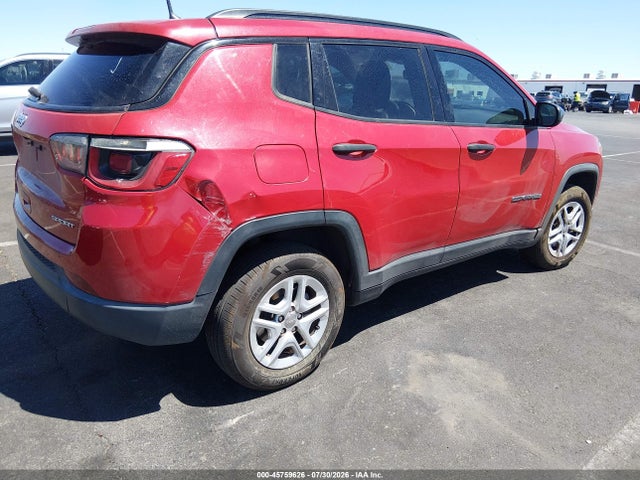 45759626 :رقم المزاد ، 3C4NJDAB5HT660897 vin ، 2017 Jeep New Compass Sport 4x4 مزاد بيع