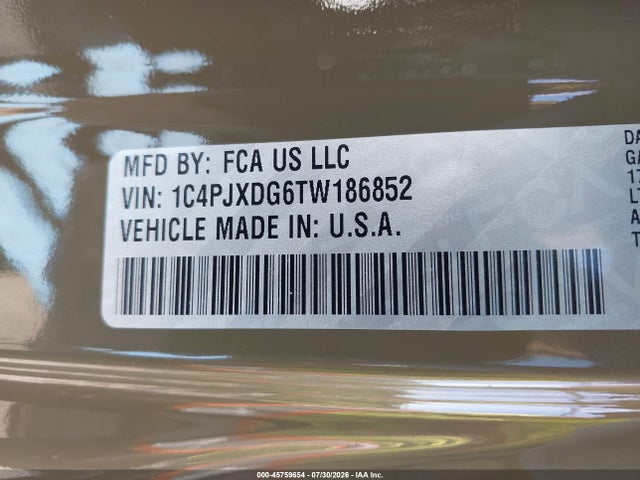 Aukcja sprzedaży 2026 Jeep Wrangler Willys 4x4, vin: 1C4PJXDG6TW186852, numer aukcji: 45759654