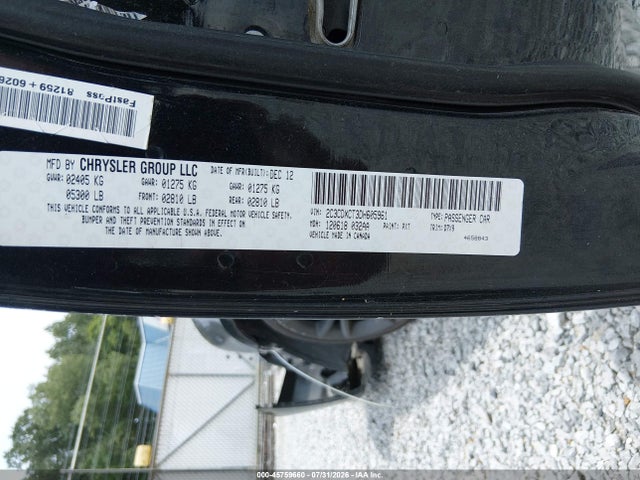 45759660 :رقم المزاد ، 2C3CDXCT3DH605961 vin ، 2013 Dodge Charger R/t مزاد بيع