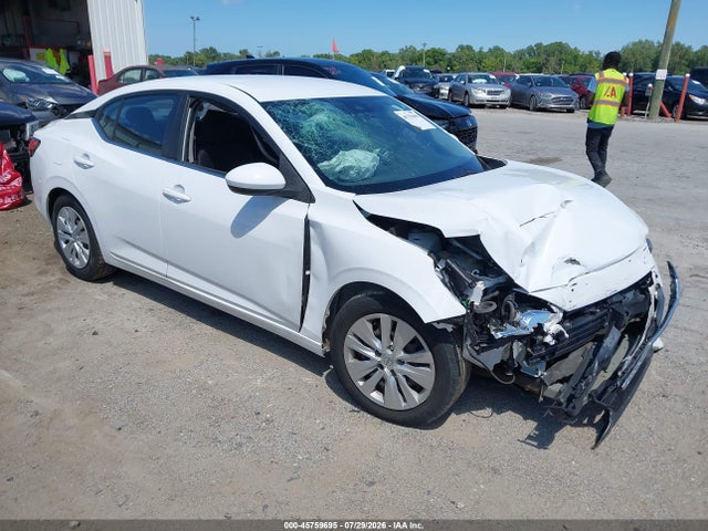 2021 Nissan Sentra S Xtronic Cvt მანქანა იყიდება აუქციონზე, vin: 3N1AB8BV7MY229604, აუქციონის ნომერი: 45759695