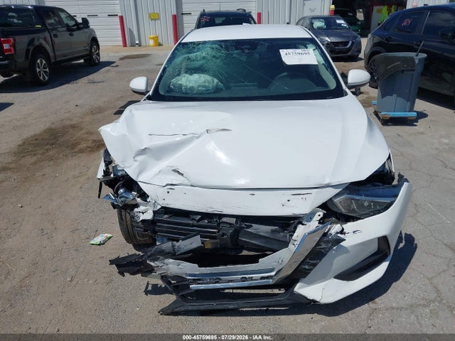 2021 Nissan Sentra S Xtronic Cvt მანქანა იყიდება აუქციონზე, vin: 3N1AB8BV7MY229604, აუქციონის ნომერი: 45759695