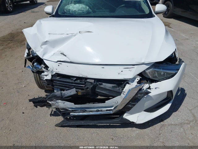 2021 Nissan Sentra S Xtronic Cvt მანქანა იყიდება აუქციონზე, vin: 3N1AB8BV7MY229604, აუქციონის ნომერი: 45759695