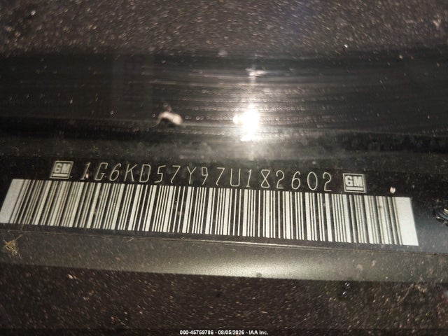 Продажа на аукционе авто 2007 Cadillac Dts Luxury I, vin: 1G6KD57Y97U182602, номер лота: 45759786