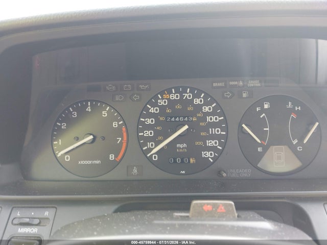 1989 Honda Accord Lxi მანქანა იყიდება აუქციონზე, vin: 1HGCA6187KA041015, აუქციონის ნომერი: 45759944