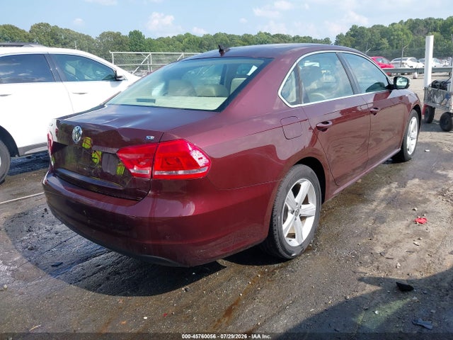 2013 Volkswagen Passat 2.5l Se მანქანა იყიდება აუქციონზე, vin: 1VWBP7A37DC123589, აუქციონის ნომერი: 45760056