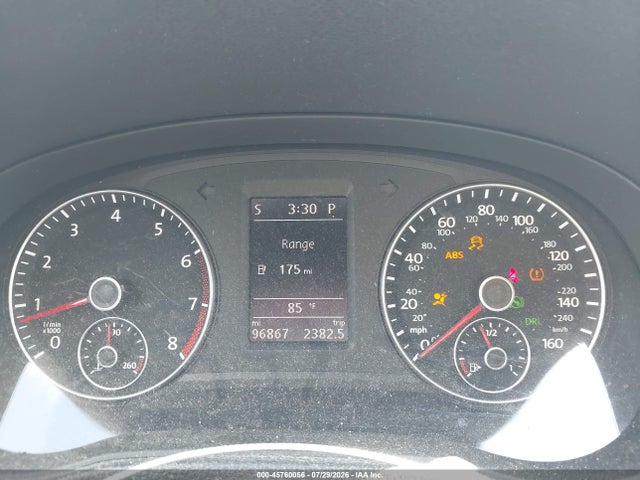 2013 Volkswagen Passat 2.5l Se მანქანა იყიდება აუქციონზე, vin: 1VWBP7A37DC123589, აუქციონის ნომერი: 45760056