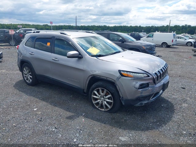 2018 Jeep Cherokee Limited 4x4 მანქანა იყიდება აუქციონზე, vin: 1C4PJMDB6JD571274, აუქციონის ნომერი: 45760073