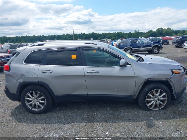 2018 Jeep Cherokee Limited 4x4 მანქანა იყიდება აუქციონზე, vin: 1C4PJMDB6JD571274, აუქციონის ნომერი: 45760073