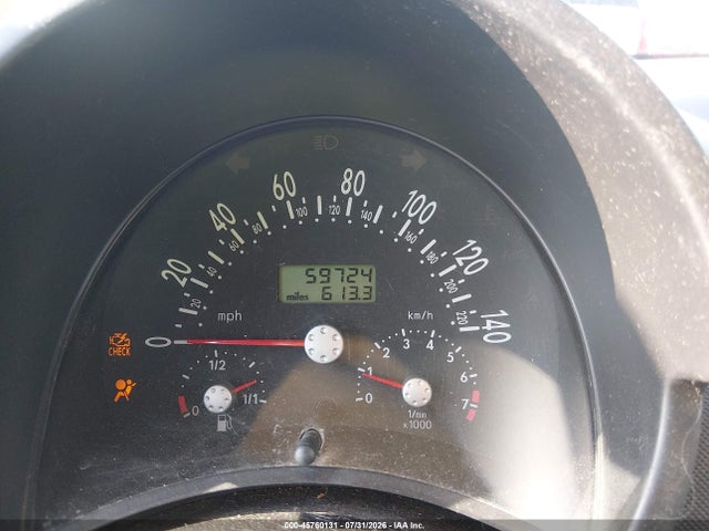 2000 Volkswagen New Beetle Gls მანქანა იყიდება აუქციონზე, vin: 3VWCA21C7YM410296, აუქციონის ნომერი: 45760131