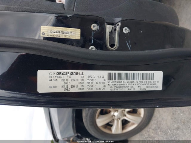 Продажа на аукционе авто 2014 Jeep Compass Sport, vin: 1C4NJDBB7ED602077, номер лота: 45760324