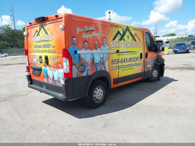 Aukcja sprzedaży 2022 Ram Promaster 1500 Low Roof 136 Wb, vin: 3C6LRVAG5NE109488, numer aukcji: 45760376