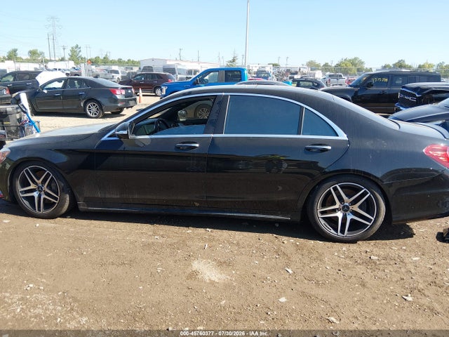 2015 Mercedes-benz S 550 4matic მანქანა იყიდება აუქციონზე, vin: WDDUG8FB4FA109073, აუქციონის ნომერი: 45760377
