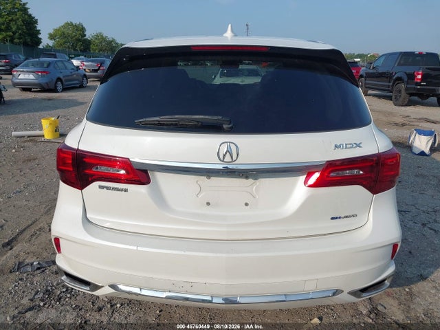 2018 Acura Mdx Sport Hybrid Technology Package მანქანა იყიდება აუქციონზე, vin: 5J8YD7H52JL000079, აუქციონის ნომერი: 45760449