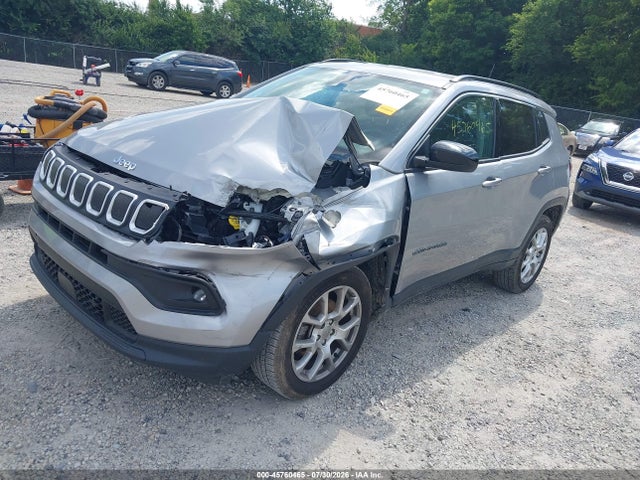 2022 Jeep Compass Latitude Lux 4x4 მანქანა იყიდება აუქციონზე, vin: 3C4NJDFB5NT135908, აუქციონის ნომერი: 45760465