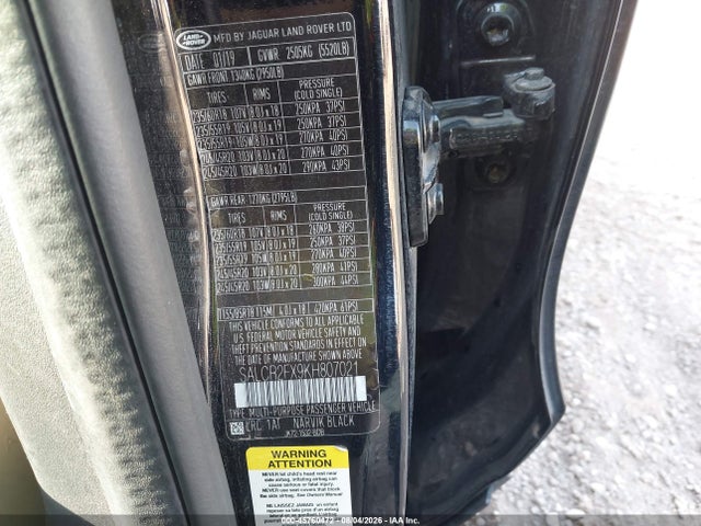 45760472 :رقم المزاد ، SALCR2FX9KH807021 vin ، 2019 Land Rover Discovery Sport Hse/landmark Edition مزاد بيع