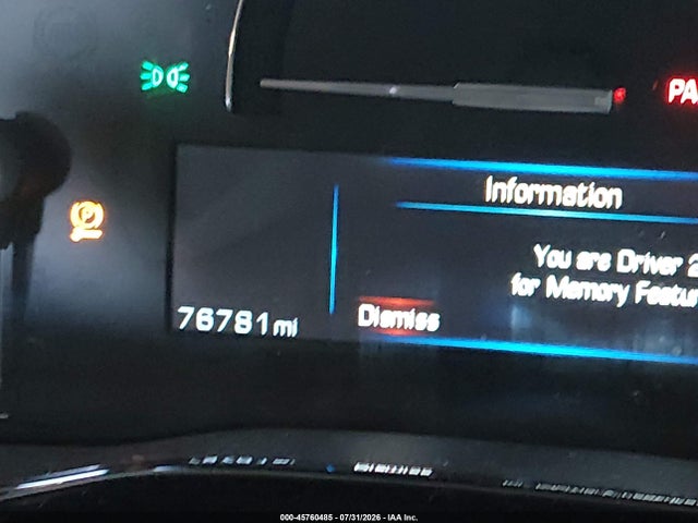 45760485 :رقم المزاد ، 1GYKNCRSXKZ106514 vin ، 2019 Cadillac Xt5 Luxury مزاد بيع