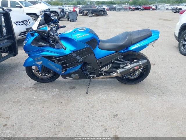 2012 Kawasaki Zx1400 Ec მანქანა იყიდება აუქციონზე, vin: JKBZXNE1XCA004515, აუქციონის ნომერი: 45760610
