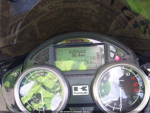 2012 Kawasaki Zx1400 Ec მანქანა იყიდება აუქციონზე, vin: JKBZXNE1XCA004515, აუქციონის ნომერი: 45760610