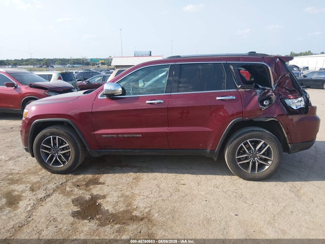 45760653 :رقم المزاد ، 1C4RJFBG2MC559412 vin ، 2021 Jeep Grand Cherokee Limited 4x4 مزاد بيع