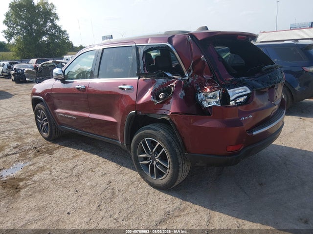45760653 :رقم المزاد ، 1C4RJFBG2MC559412 vin ، 2021 Jeep Grand Cherokee Limited 4x4 مزاد بيع