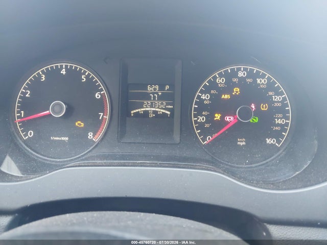 2011 Volkswagen Jetta 2.5l Se მანქანა იყიდება აუქციონზე, vin: 3VWDZ7AJ6BM326776, აუქციონის ნომერი: 45760720