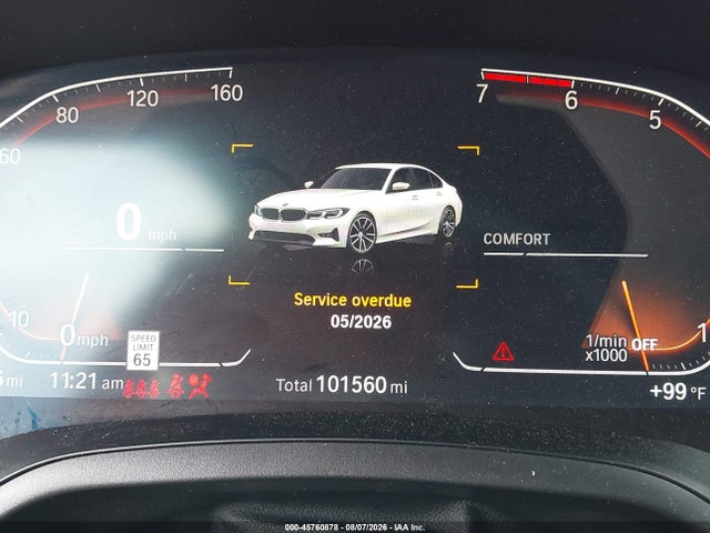 2022 Bmw 330i მანქანა იყიდება აუქციონზე, vin: 3MW5R1J04N8C31493, აუქციონის ნომერი: 45760878