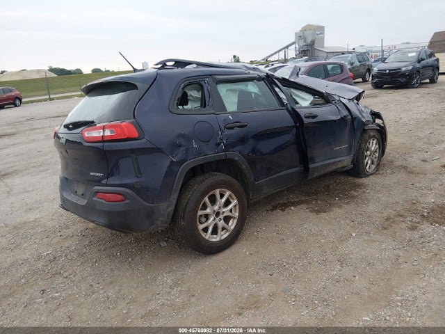 Auction sale of the 2015 Jeep Cherokee Sport, vin: 1C4PJLAB0FW671476, lot number: 45760982