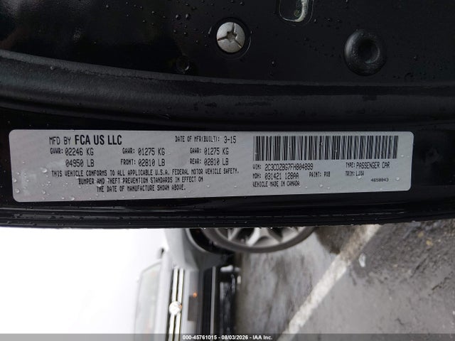 Продаж на аукціоні авто 2015 Dodge Challenger Sxt Plus, vin: 2C3CDZBG7FH804899, номер лоту: 45761015