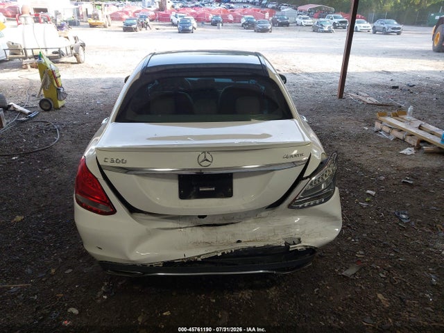45761190 :رقم المزاد ، 55SWF4KB4GU103253 vin ، 2016 Mercedes-benz C 300 4matic مزاد بيع