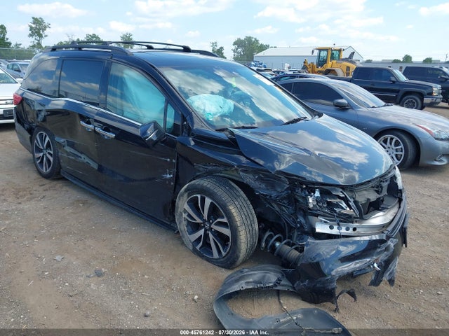 2018 Honda Odyssey Elite მანქანა იყიდება აუქციონზე, vin: 5FNRL6H90JB063946, აუქციონის ნომერი: 45761242