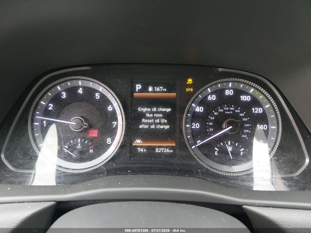 45761398 :رقم المزاد ، KMHL64JA7PA287363 vin ، 2023 Hyundai Sonata Sel مزاد بيع