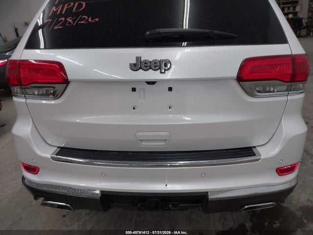 2017 Jeep Grand Cherokee Summit მანქანა იყიდება აუქციონზე, vin: 1C4RJFJT6HC896458, აუქციონის ნომერი: 45761412