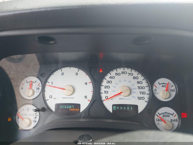 45761442 :رقم المزاد ، 3D7KU28683G705006 vin ، 2003 Dodge Ram 2500 مزاد بيع