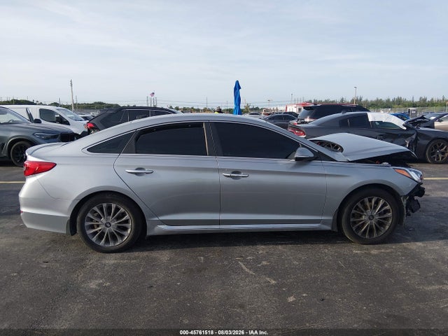 2015 Hyundai Sonata Limited მანქანა იყიდება აუქციონზე, vin: 5NPE34AF0FH050609, აუქციონის ნომერი: 45761518