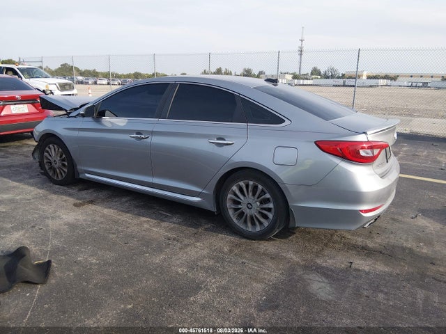 2015 Hyundai Sonata Limited მანქანა იყიდება აუქციონზე, vin: 5NPE34AF0FH050609, აუქციონის ნომერი: 45761518