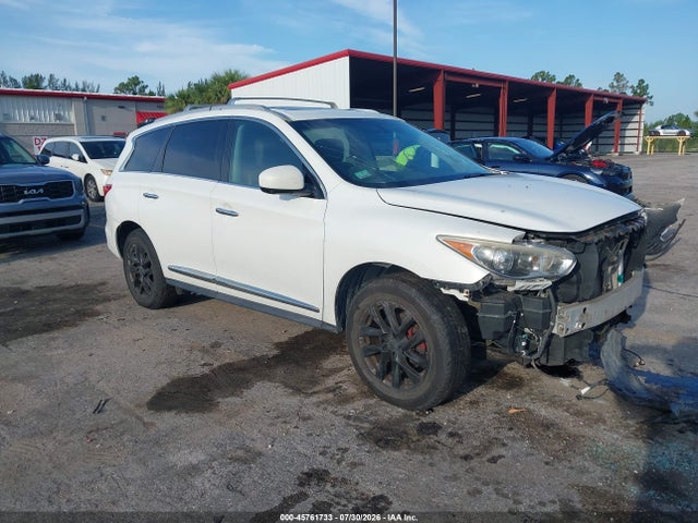 2013 Infiniti Jx35 მანქანა იყიდება აუქციონზე, vin: 5N1AL0MMXDC350115, აუქციონის ნომერი: 45761733