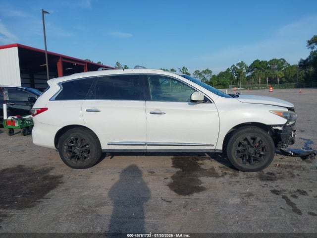 2013 Infiniti Jx35 მანქანა იყიდება აუქციონზე, vin: 5N1AL0MMXDC350115, აუქციონის ნომერი: 45761733