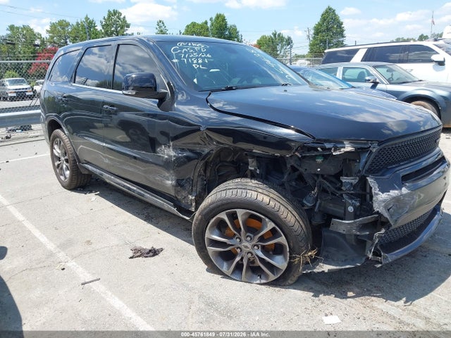 45761849 :رقم المزاد ، 1C4RDHDG9LC259638 vin ، 2020 Dodge Durango Gt Plus Rwd مزاد بيع