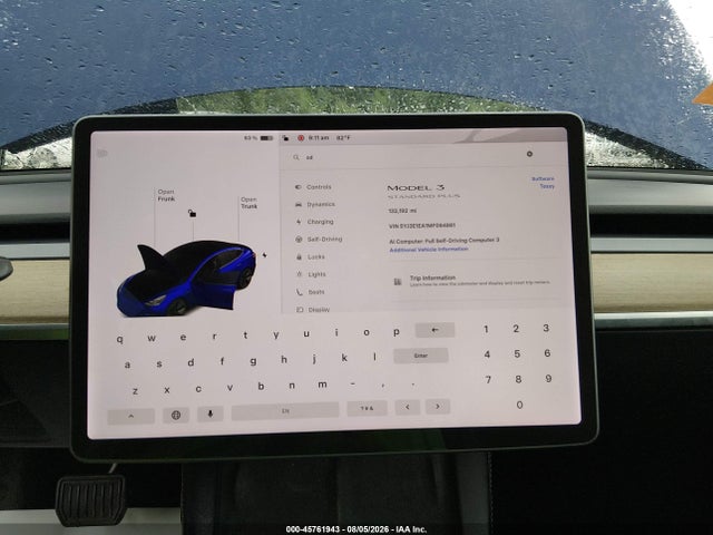 Продажа на аукционе авто 2021 Tesla Model 3 Standard Range Plus Rear-wheel Drive, vin: 5YJ3E1EA1MF084861, номер лота: 45761943