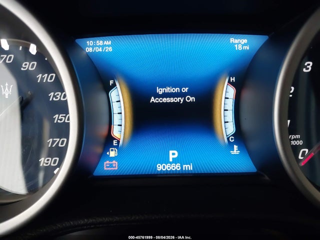 Продажа на аукционе авто 2018 Maserati Ghibli, vin: ZAM57XSA4J1299872, номер лота: 45761999