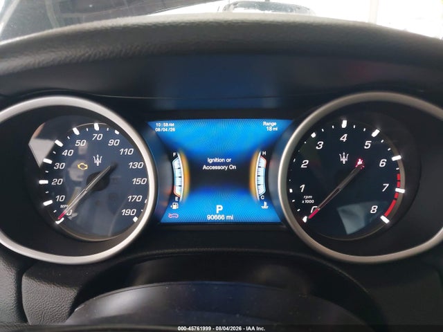 Продажа на аукционе авто 2018 Maserati Ghibli, vin: ZAM57XSA4J1299872, номер лота: 45761999