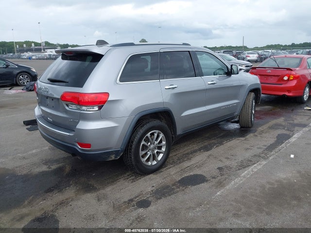 Продажа на аукционе авто 2015 Jeep Grand Cherokee Limited, vin: 1C4RJFBG9FC921996, номер лота: 45762038