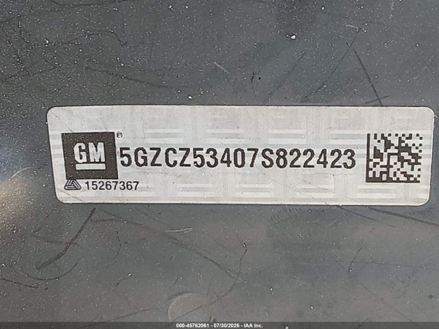 Aukcja sprzedaży 2007 Saturn Vue V6, vin: 5GZCZ53407S822423, numer aukcji: 45762061