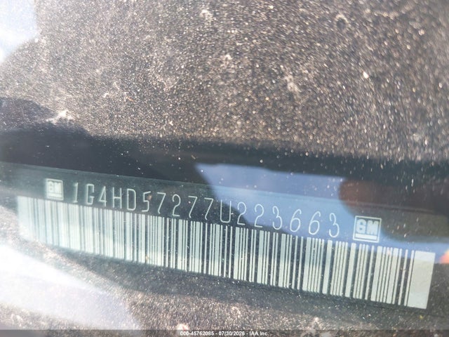 Продаж на аукціоні авто 2007 Buick Lucerne Cxl, vin: 1G4HD57277U223663, номер лоту: 45762085