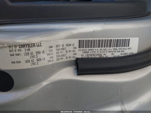 Aukcja sprzedaży 2008 Jeep Commander Sport, vin: 1J8HH48K88C205898, numer aukcji: 45762128