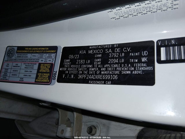 KIA FORTE LX 2024 3KPF24ADXRE699106 Image 9