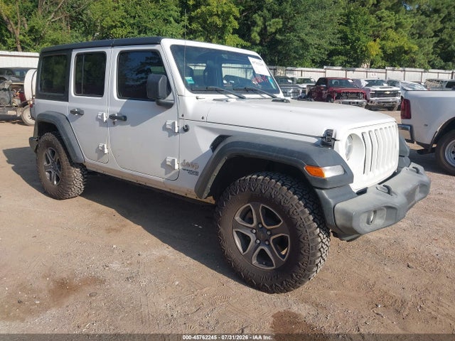 2018 Jeep Wrangler Unlimited Sport S 4x4 მანქანა იყიდება აუქციონზე, vin: 1C4HJXDN8JW199067, აუქციონის ნომერი: 45762245